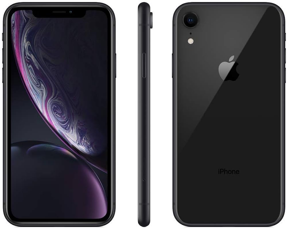 The Saisales iPhone XR 64GB in black features a Liquid Retina Display.